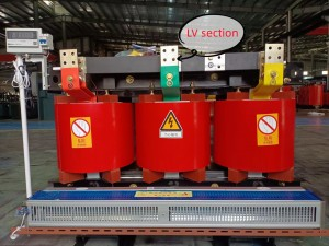 SCB10/11 1250 KVA 10/0,4 Kv 3-фазный высоковольтный силовой трансформатор с литой смолой сухого типа